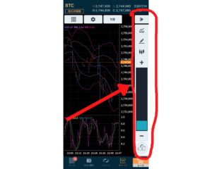 GMOコインのチャート画面の設定方法